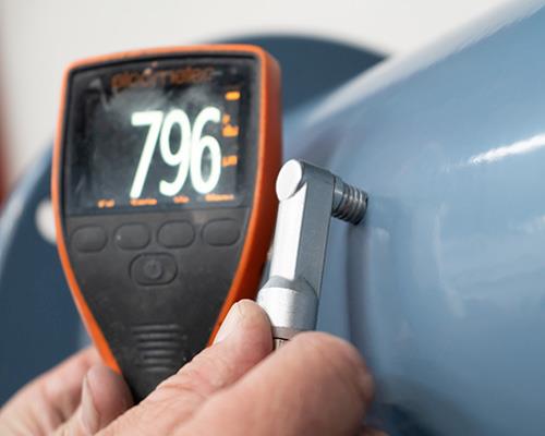 Lagtykkelsesmåling ved overfladebehandling