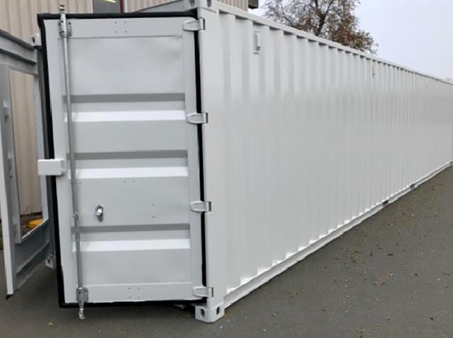 Vådlakering af 40 fods container