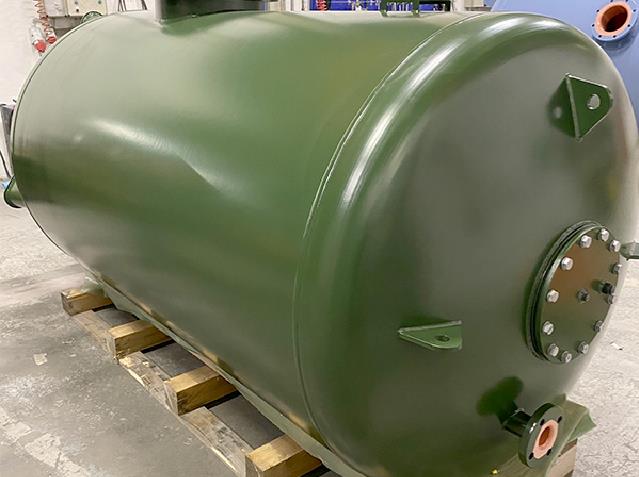 Vådlakering af beholder til drikkevand